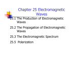 Chapter 25 Electromagnetic Waves