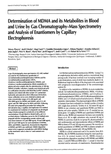 Determination of MDMA and its Metabolites in Blood and Urine by