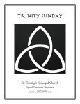 Rite II Sunday Bulletin