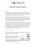 Dielectric Properties of Polymers