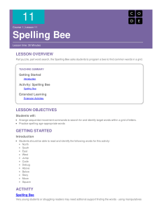 Spelling Bee