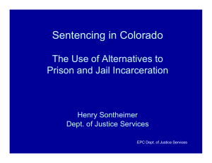 Alternatives to prison