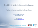 The EUREC M.Sc. In Renewable Energy