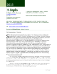 H-Diplo Article Review No. 429