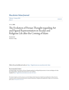 The Evolution of Persian Thought regarding Art and Figural