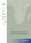 Climate: Observations, projections and impacts