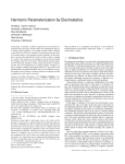 Harmonic Parameterization by Electrostatics