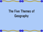 The Five Themes of Geography