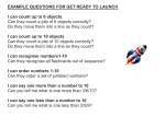 Example Questions for Space Numeracy Passports