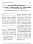 The Burden of Radiation-Induced Central Nervous System Tumors