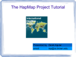 The HapMap Project Tutorial