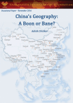 China`s Geography: A Boon or Bane?