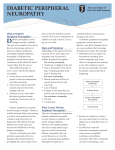 diabetic peripheral neuropathy