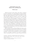 Authorial Presence in the Works of Poe and Hitchcock