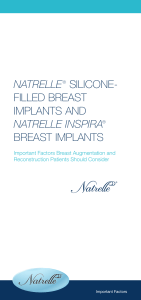 natrelle® silicone- filled breast implants and natrelle inspira® breast