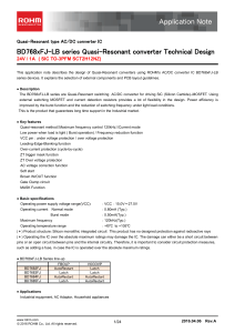 BD768xFJ-LB series Quasi-Resonant converter Technical Design