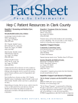 Hep C Patient Resources in Clark County