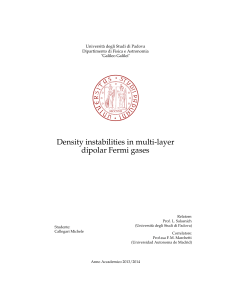 Density instabilities in multi-layer dipolar Fermi gases