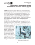 Riparian Habitat Management for Reptiles and Amphibians on