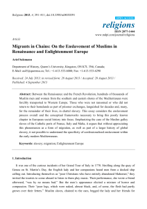 Migrants in Chains: On the Enslavement of Muslims in