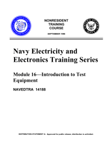 Navy Electricity and Electronics Training Series