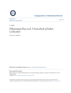 Niharranjan Ray et.al. A Sourcebook of Indian Civilization