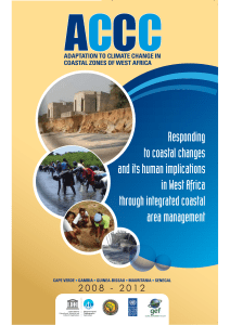 Adaptation to climate change in coastal Zones of West Africa