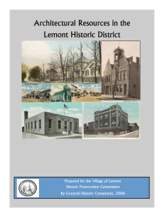 Architectural Resources in the Lemont Historic