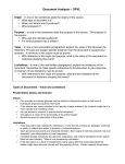 Document Analysis – OPVL - Social Studies Leadership Content