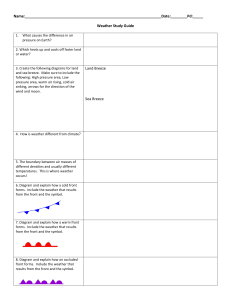 Name: :________Pd:_____ Weather Study Guide Land Breeze Se