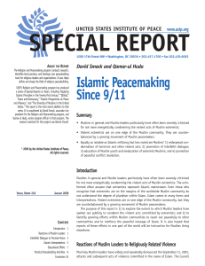 Islamic Peacemaking Since 9/11