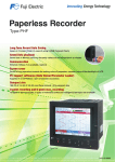 Paperless Recorder - Fuji Electric Corp. of America