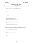 Lab 2: Cells and Tissues Pre Lab 2 Test