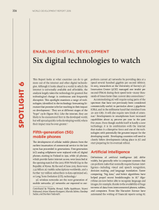 Six digital technologies to watch