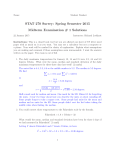 Midterm 1 Solutions