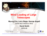 Wind Loading of Large Telescopes