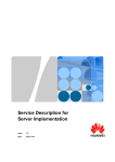 Service Description for Server Implementation
