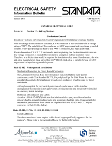 Wiring Methods CEC-12 - Alberta Municipal Affairs