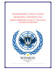 windsor model united nations highschool conference 2016