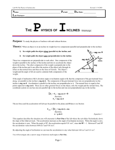 Lab-09-(The Physics of Inclines)