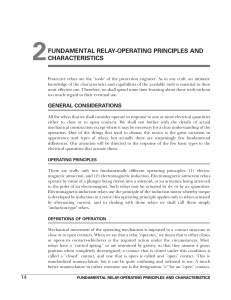 Fundamental Relay-Operating Principles