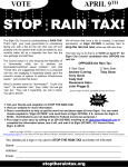 File - Stop the Rain Tax