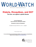 Malaria, Mosquitoes, and DDT