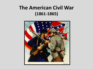 The American Civil War (1861