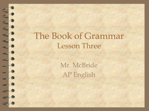 The Book of Grammar