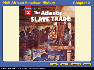 Holt African American History Chapter 2