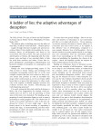 A ladder of lies: the adaptive advantages of deception | SpringerLink