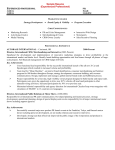 Sample Resume (Experienced Professional)
