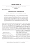 Chemical Terrorism for the Intensivist