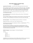 Classic Open Problems in Number Theory